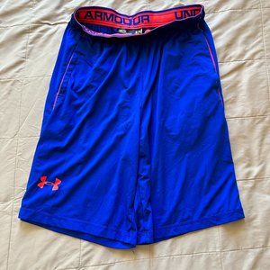 Under Armour Athletic Shorts - Blue/Orange